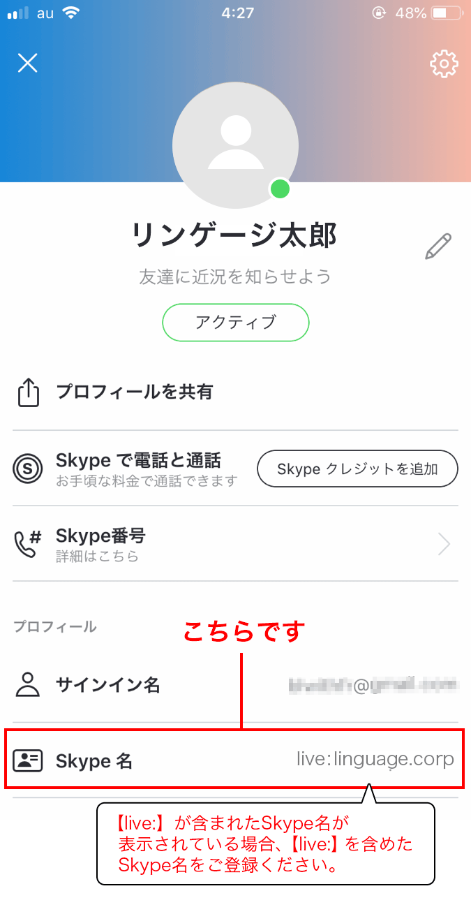 Skype キャプチャ